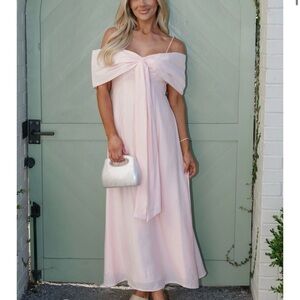 Lana Bow Dress- Pink   These Three